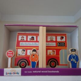 Red Bus Bookends