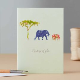 Thinking of You Elephants Card