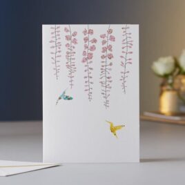 Hummingbirds Blank Card