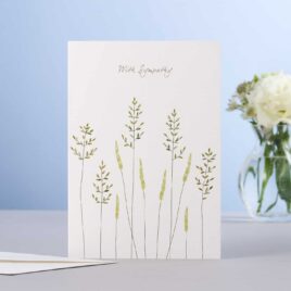 Grass Sympathy Card