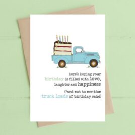 Truckloads Birthday Card